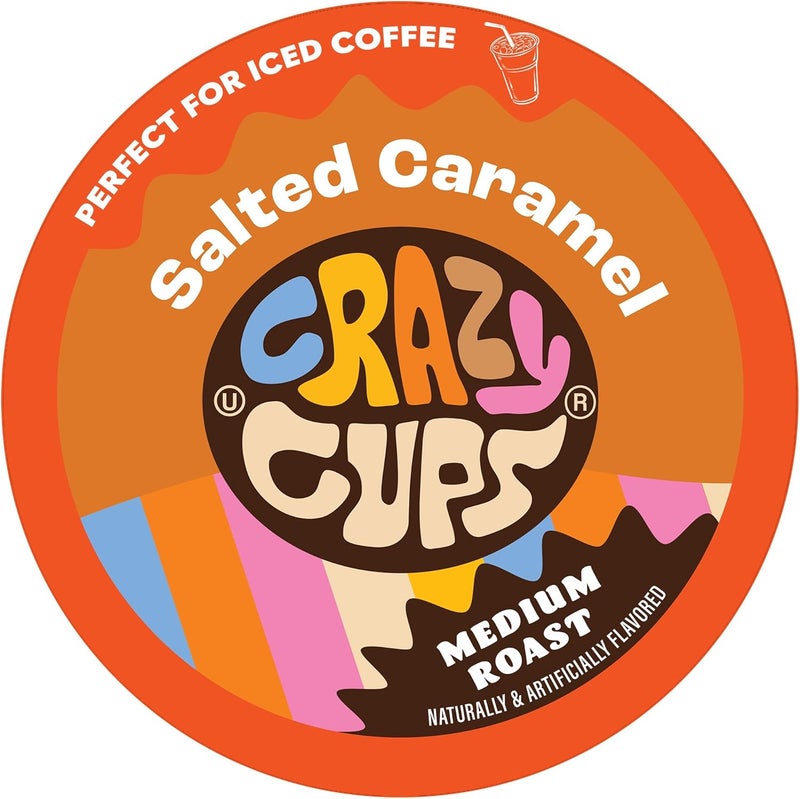 Crazy Cups Salted Caramel Flavored Coffee Pods - Image 1